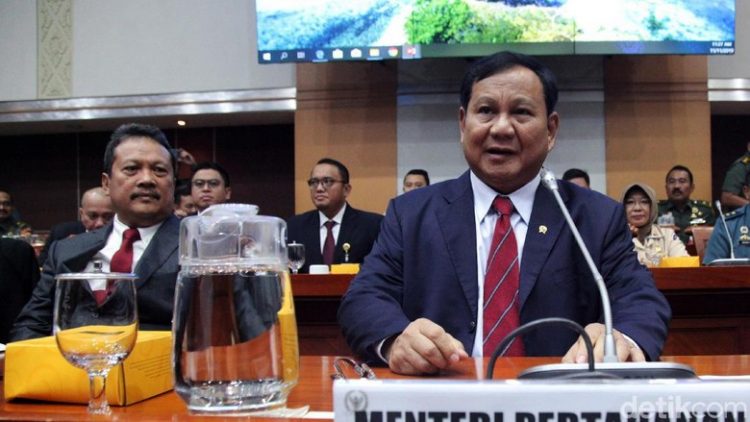 Menteri Pertahanan Prabowo Subianto. (Lamhot Aritonang/Detikcom)