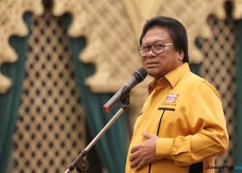 Ketua Umum Partai Hanura Oesman Sapta Odang (OSO). (Hendra Eka/JawaPos.com)