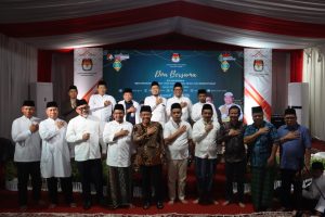 Hadiri Doa Bersama di KPU Provinsi Jambi, Ketua KI Jambi Ajak Wujudkan Pemilu Berintegritas